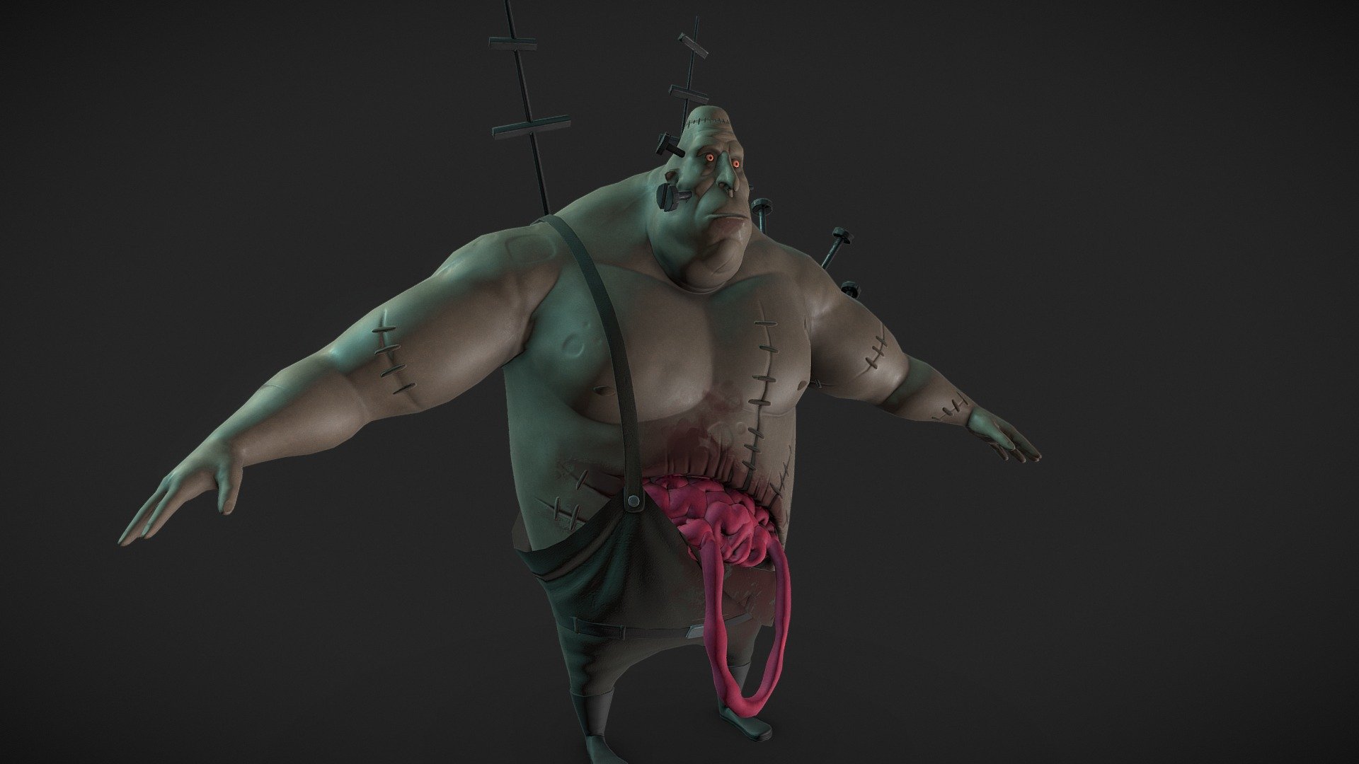 Frankenstein - 3D model by hristo.petrov (@hristo.petrov.designs) 3d model