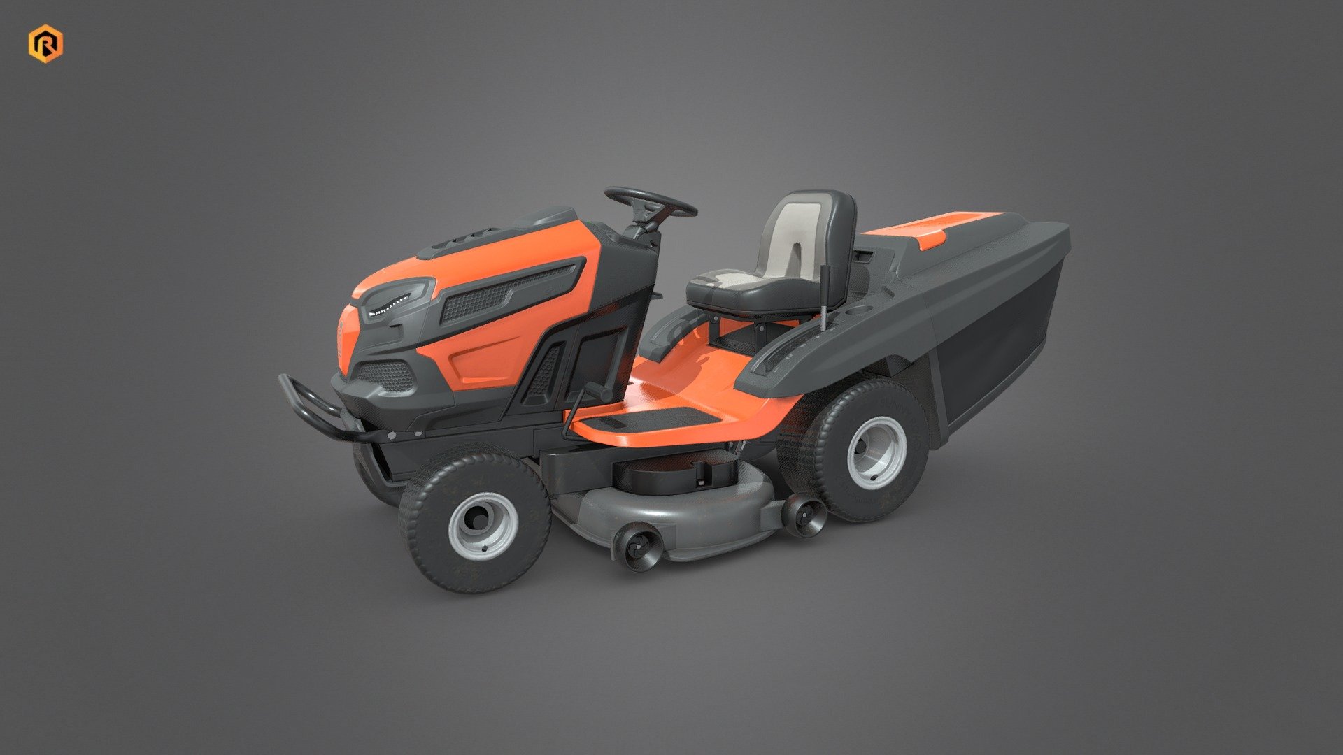 Low-poly PBR 3D model of Lawn Tractor.
This 3D model is best for use in games and other VR / AR, real-time applications such as Unity or Unreal Engine.  It can also be rendered in Blender (ex Cycles) or Vray as the model is equipped with all required PBR textures.  

Technical details:




3 PBR textures sets (Main Body, Alpha and Emission) 

27961 Triangles

The model is divided into few objects (Main Body, Basket, Wheels, Steering Wheel etc)

Lot of additional file formats included (Blender, Unity, UE4 Maya etc.)  

More file formats are available in additional zip file on product page.

Please feel free to contact me if you have any questions or need any support for this asset.

Support e-mail: support@rescue3d.com - Lawn Tractor - Buy Royalty Free 3D model by Rescue3D Assets (@rescue3d) 3d model