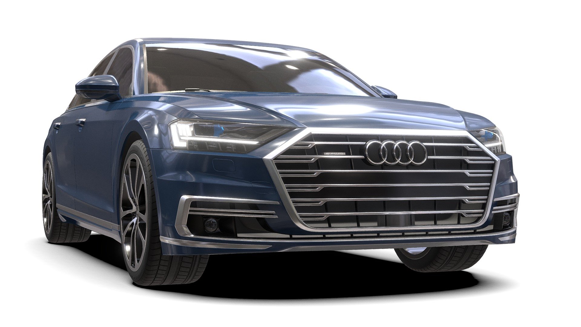 Audi A8 TFSI e - 3D model by autoactiva 3d model