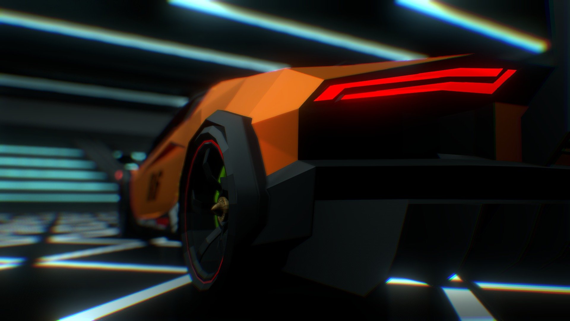 Use VR for more best experience. This scene i made are for VR.
You can download the car model.
heres the link:https://skfb.ly/o6GOp - Futuristic Garage - 3D model by the 86 guy (@the_86_guy) 3d model
