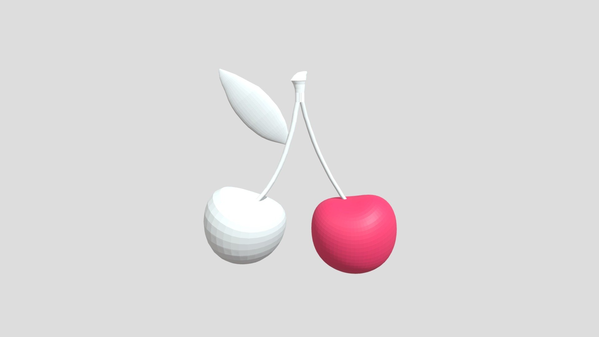 fruit cherry - Cherry - 3D model by shantyptr 3d model