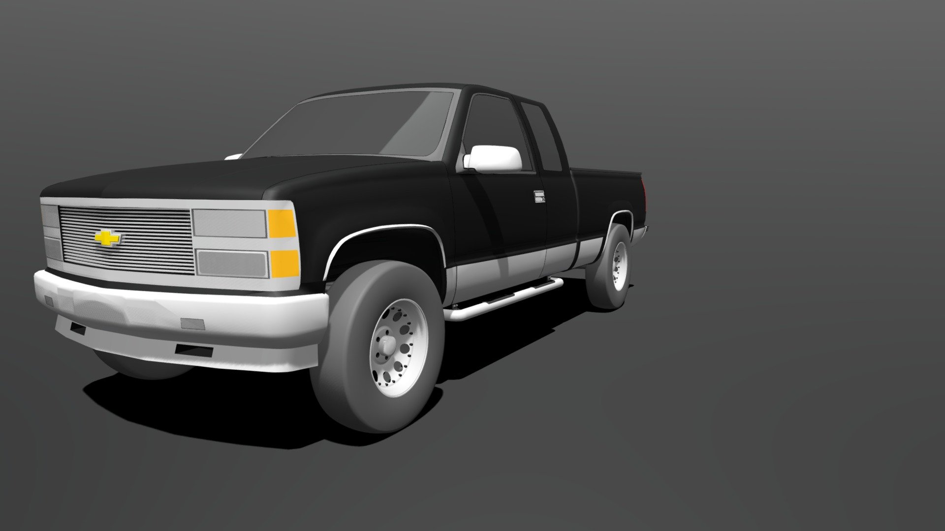 A nice truck with game 3d model