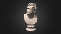 Roman Bust antique, statue, roman, substancepainter, substance, art, bust, sculpture