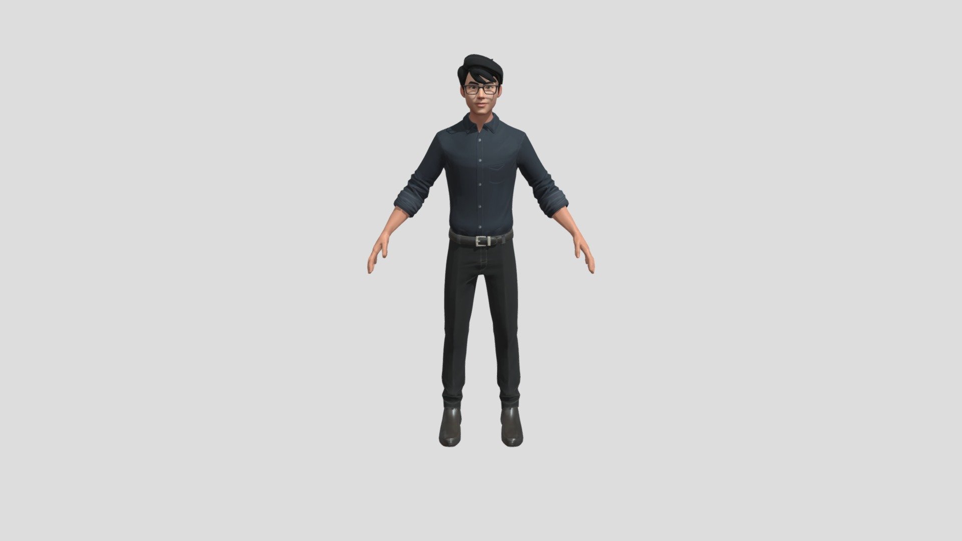 3D Executive Bussiness Man - Download Free 3D model by pendekaralahmad 3d model