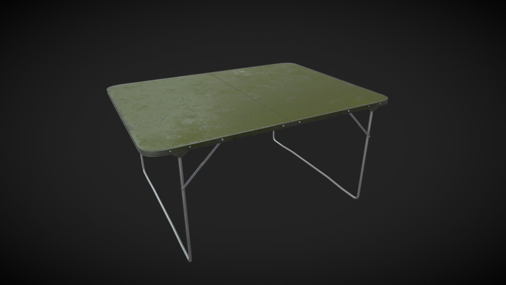 Military metal table. 3d model with optimized mesh. No. model is suitable for games, scenes and rendering.
If you have any questions, you can write to me. Do not be shy).

Textures 2k.

Polygons: 2 626
Vertices: 2 708 - 3D Military metal table model - Buy Royalty Free 3D model by 3dAssetsForGames (@3dAssatsForGames) 3d model