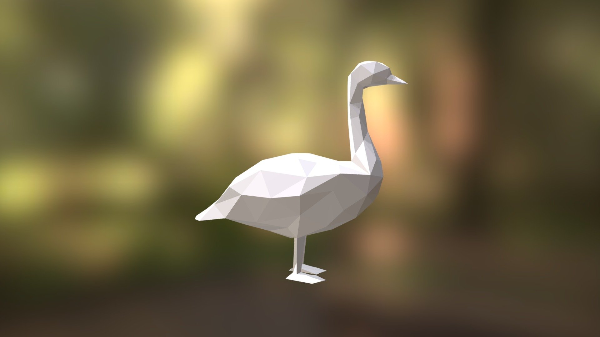 Low Poly 3D model for 3D printing. Goose Low Poly sculpture. You can find this model for 3D printing in my shop: -link removed- Reference model: http://www.cadnav.com - Goose low poly model for 3D printing - 3D model by Peolla3D 3d model
