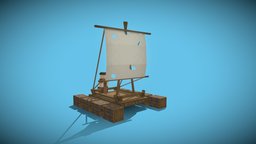 Raft raft, castaway, blockbench, minecraft-models, minecraft