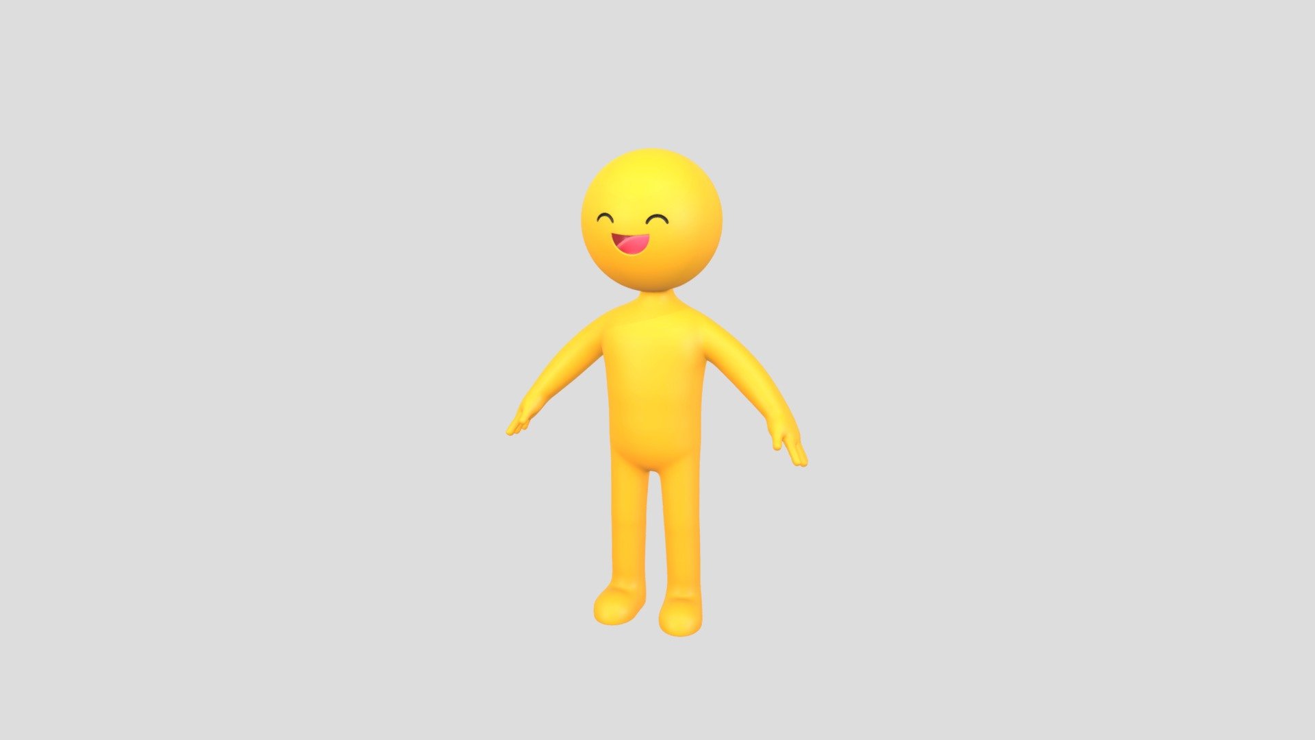 Smile Man Character 3d model.      
    


File Format      
 
- 3ds max 2023  
 
- FBX  
 
- STL  
 
- OBJ  
    


Clean topology    

No Rig                          

Non-overlapping unwrapped UVs        
 


PNG texture               

2048x2048                


- Base Color                        

- Roughness                         



11,438 polygons                          

11,449 vertexs - Character236 Smile Man - Buy Royalty Free 3D model by BaluCG 3d model