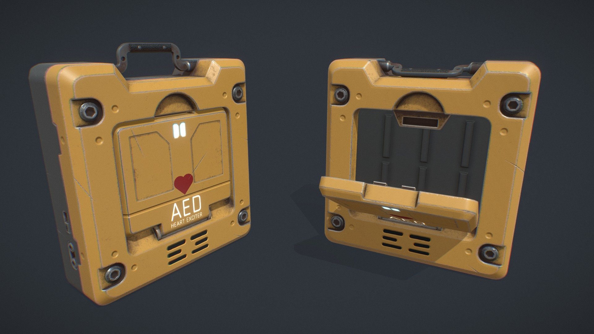 Lowpoly model AED box from Death Stranding 

Please like and subscribe if you wana see more interesting stuff 

VK - https://vk.com/cyber_z_craft 

Boosty - https://boosty.to/cybercraft 

YouTube - http://www.youtube.com/c/CyberCraftZ - Death Stranding AED Box - 3D model by Sir Erdees (@sirerdees) 3d model