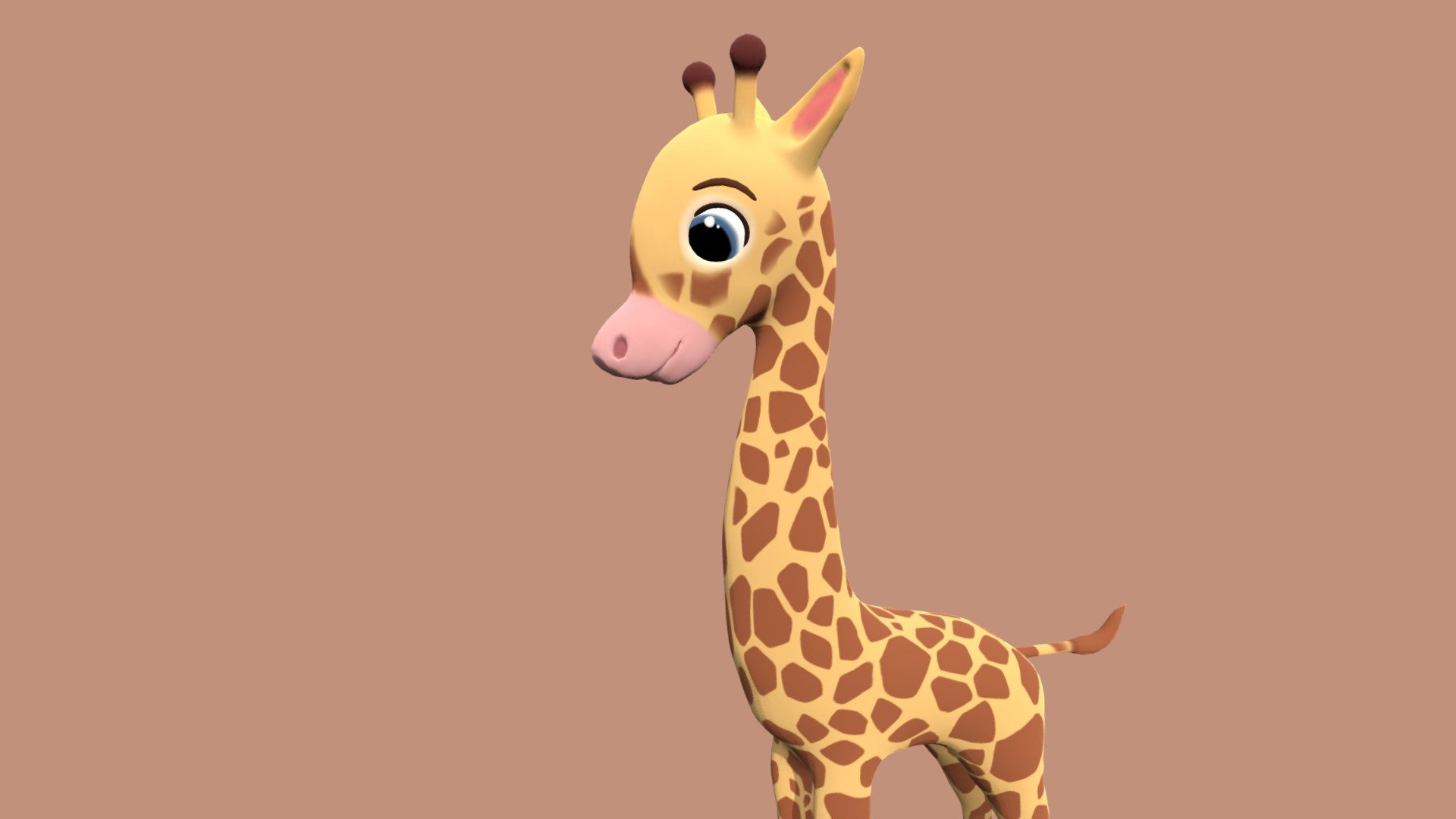 Meet the delightful 3D Stylized Cute Toon Giraffe - the lovable character that will elevate your digital projects to new heights! Designed with all quad topology and a low poly count, this giraffe model is game-ready and subdivision-friendly. With its fully rigged structure, it effortlessly adds life and personality to any scene. Embark on a captivating journey filled with imagination and fun as you incorporate this endearing giraffe into your animations, games, or art. Don't miss the chance to bring joy and wonder to your audience - grab this adorable giraffe model now! - Stylized Toon Giraffe (rigged) - Buy Royalty Free 3D model by ahingel 3d model