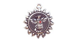Sun and bird bird, jewelry, pendant, sun