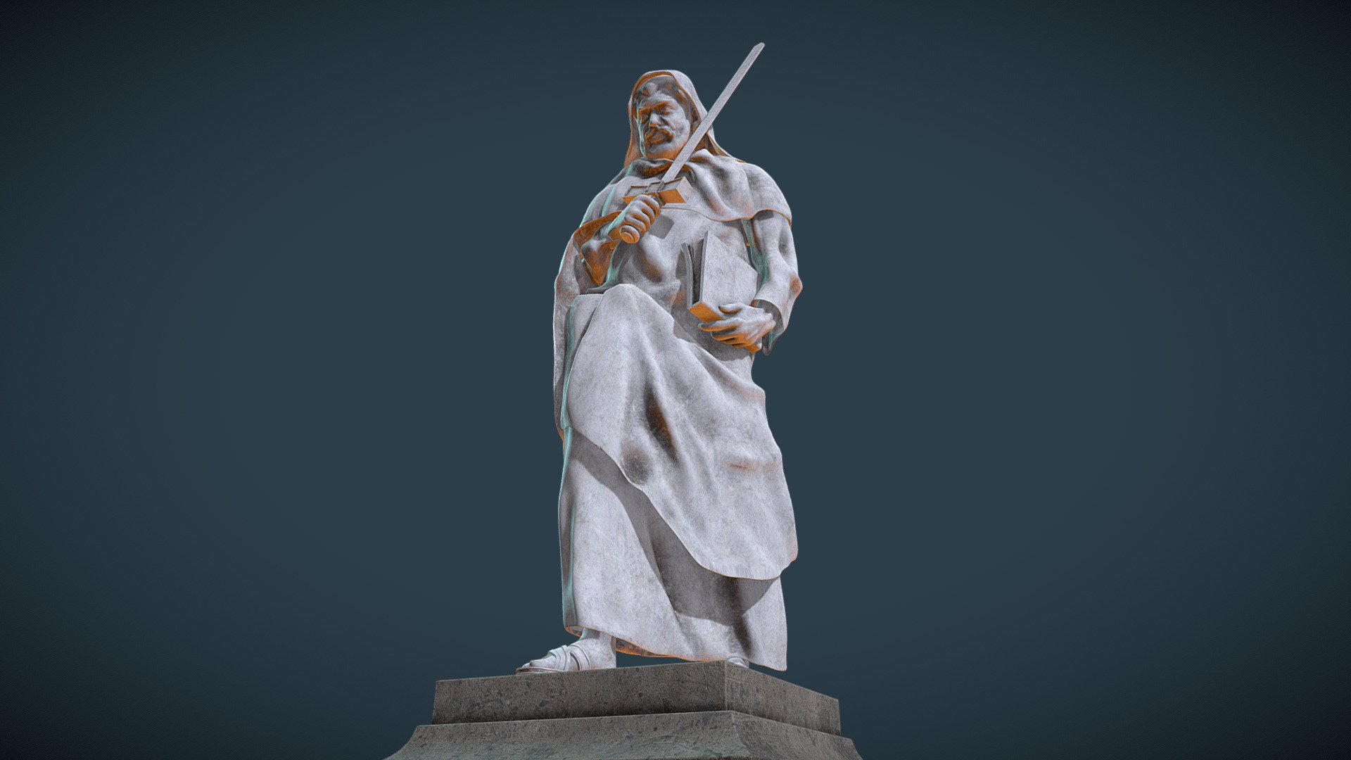 Old Statue from my Ancient pack.                     

Video Showcase of the asset:https://www.youtube.com/watch?v=RI27q8edAhs&amp;t=6s                  

Contact me for a discount of the full pack 3d model