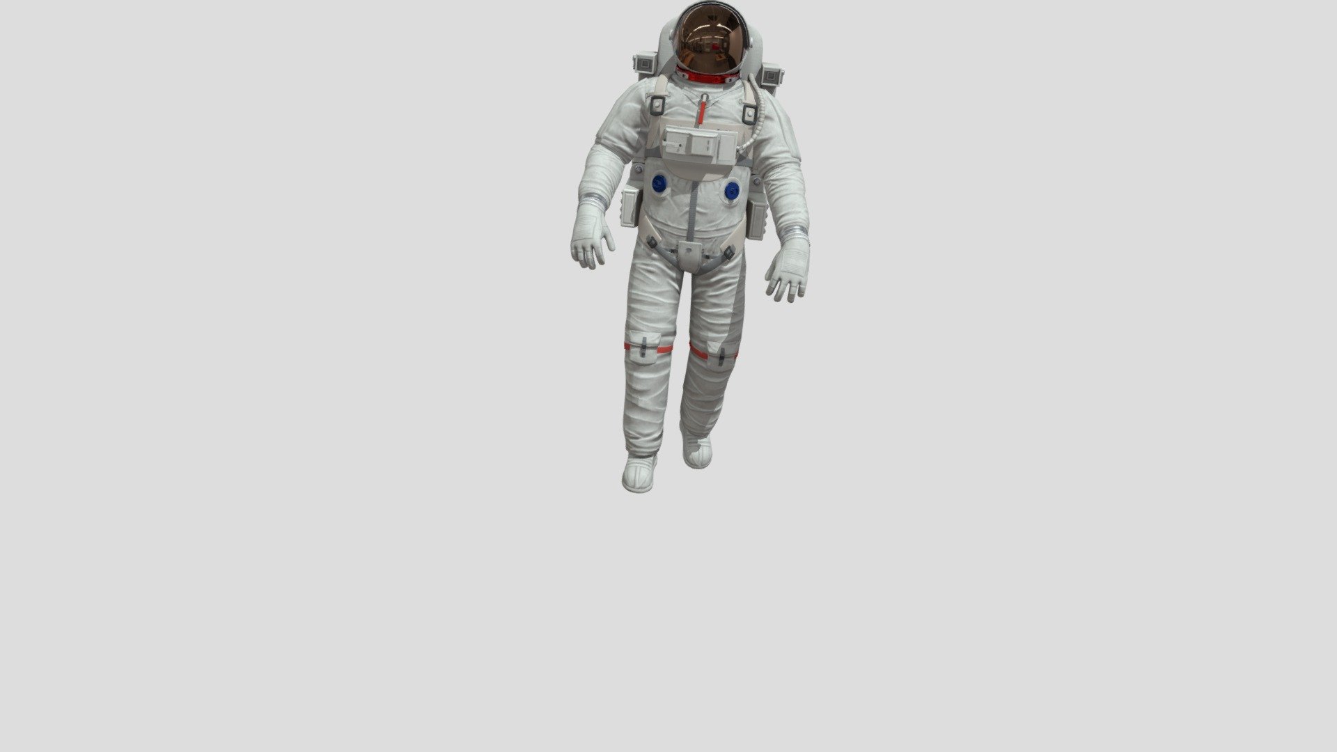 Walking astronaut - Download Free 3D model by AR Quick Look USDZ (@pewcus-tunbek-4Buvso) 3d model