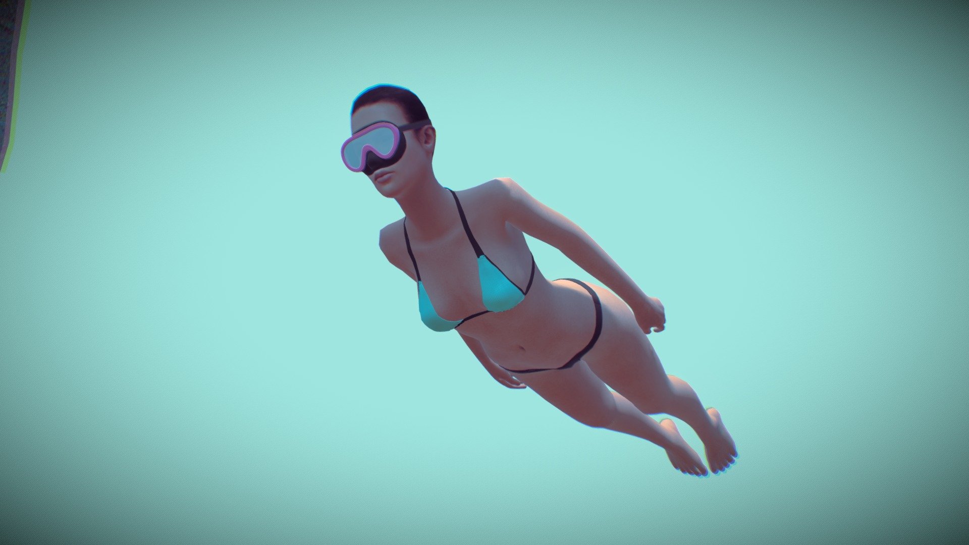 This is my attempt to create a beautiful girl underwater swimming animation. Maybe it's better to turn on some ambient music while watching this scene :)

Hope you enjoy it! - Girl Scuba Diving Animation - 3D model by andrdudka 3d model