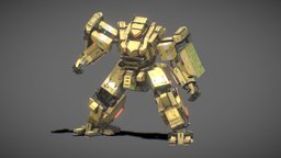 Kriegsfront Mecha concept indie, productions, asia, development, indiegames, gamedev, strategy, mecha, 1970s, tactics, pixelate, indiegamedev, frontmission, toge, turn-based, substancepainter, unity3d, game, lowpoly, blender3d, stylized, pixel, kriegsfronttactics