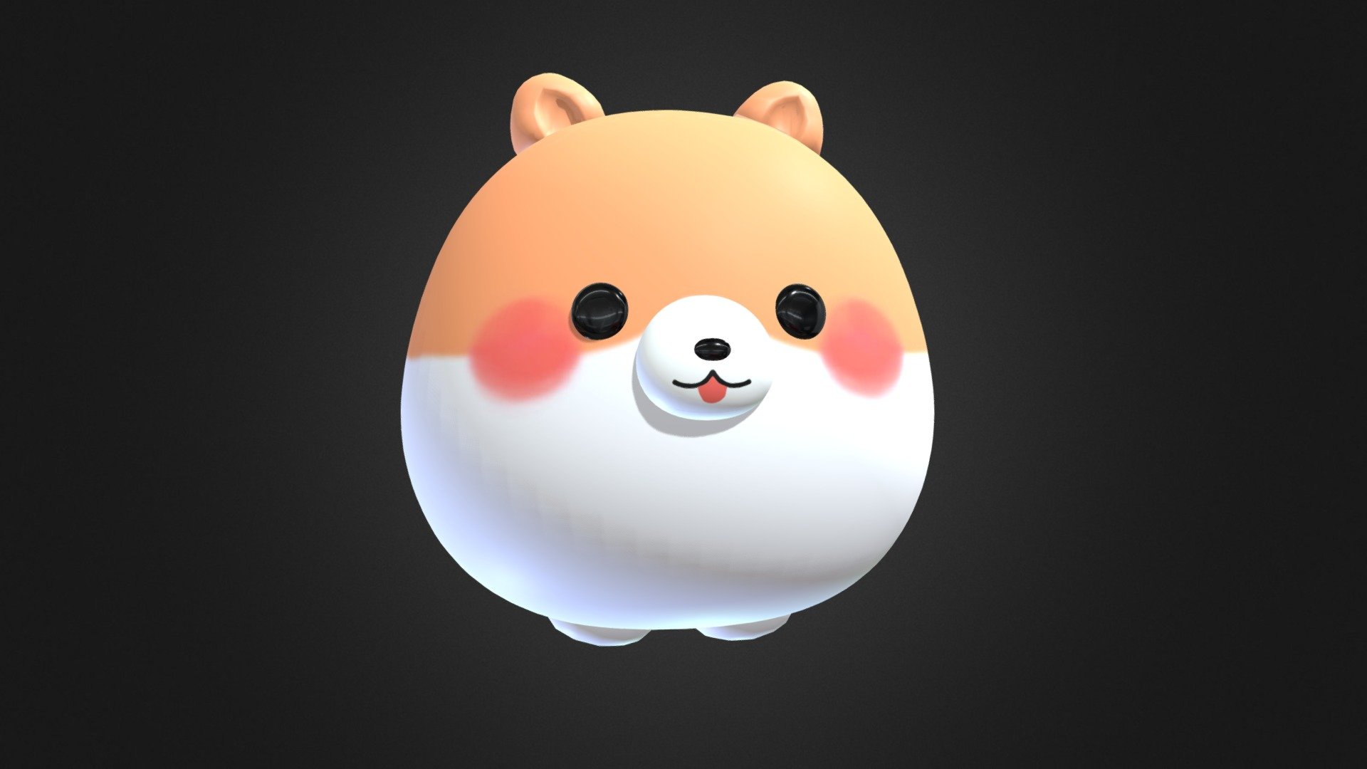 Pomeranian Boo plush toy made with 3d blender. The model is low poly and you can use it wherever you want. May be used for Rendering, interior architecture decoration etc. I hope you like it&hellip; - Pomeranian Boo Cute Plush Toy - Download Free 3D model by iclartworks 3d model