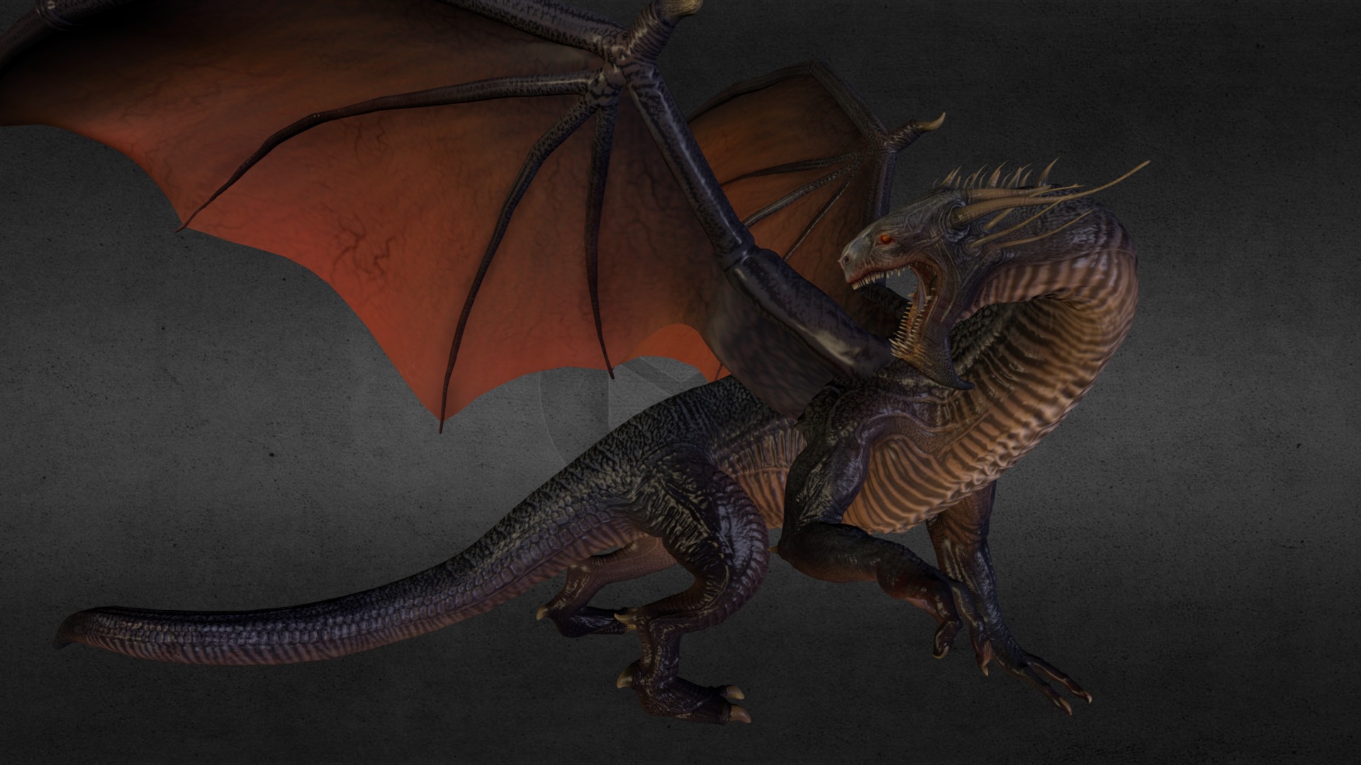 Dragon - 3D model by aidinsalsabili 3d model