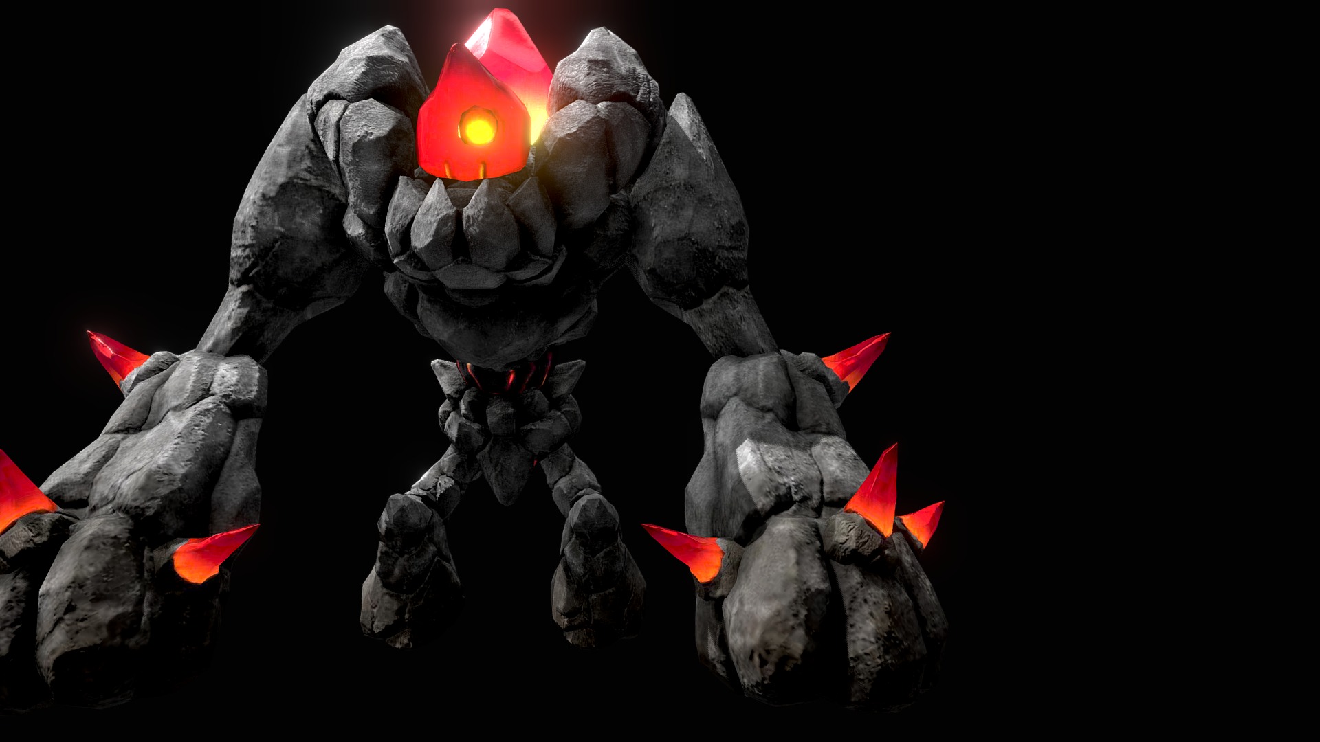 Stone Golem Set - Super Siege 

Slow moving Super Stone Golem with magical attack ability. Suitable to be used with Unity 3D or Unreal Engine 4.


Included animations:

* Idle 1

* Idle 2

* Idle 3

* Walk

* Attack

* Dead

Check the entire animations in action here : https://www.youtube.com/watch?v=OxPsrgVXrcM

You can buy the entire set from here
https://sketchfab.com/models/7704ecf6f15044aeb8d02b0898d829f6 - Super Golem - Siege - 3D model by willpowaproject 3d model