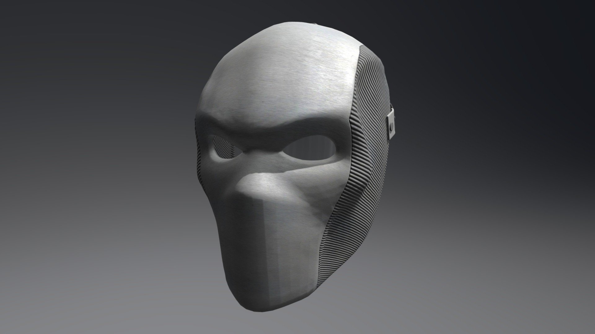 A stylized mask worn by bank robbers.

*1 mesh (high poly) with textures and materials 3d model