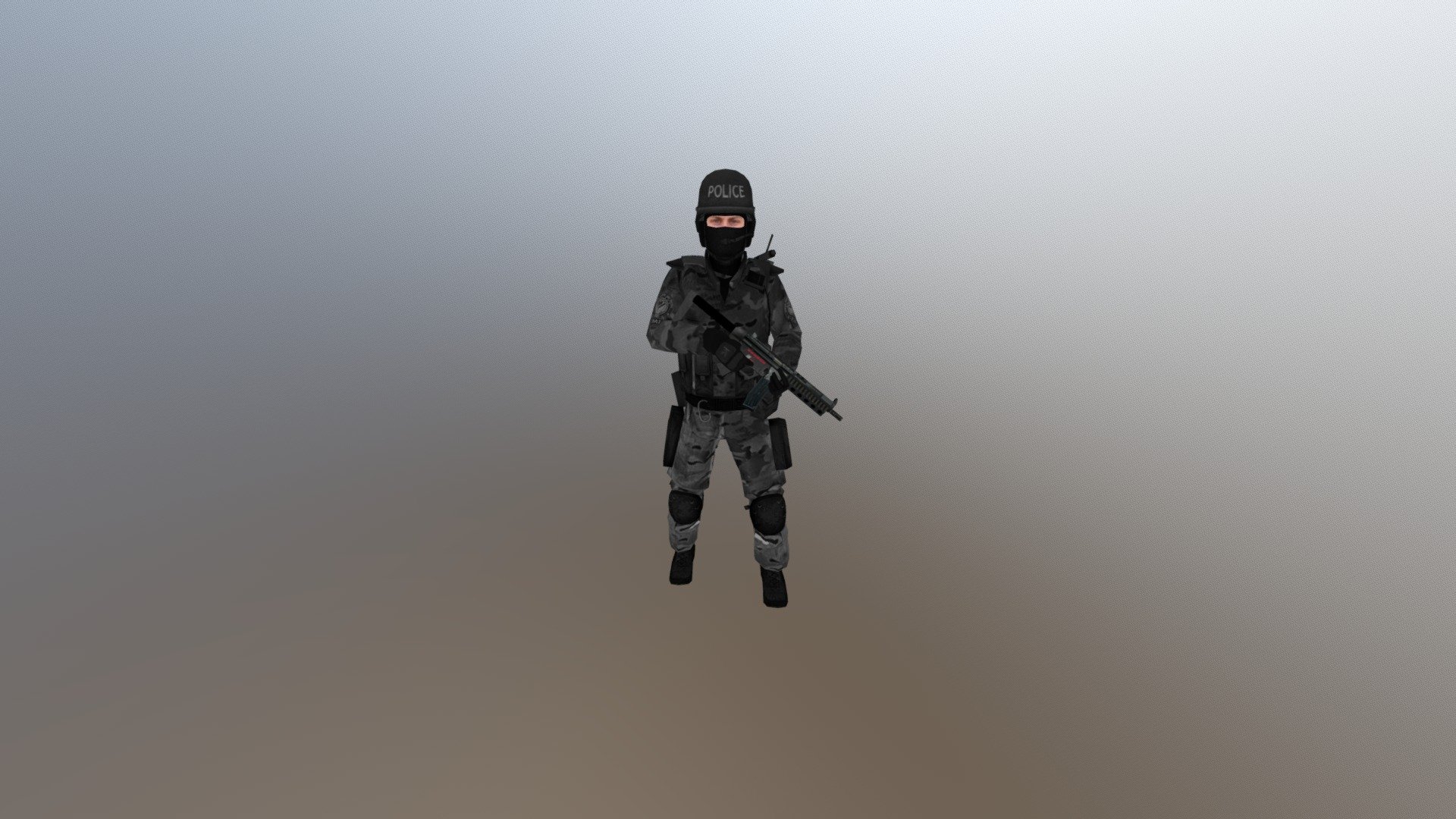 Megapack of 139 quality Grew Camo police animations with a gun to create your own marvellous brand new RPG /FPS/Simulations or any genre of game. 
 Gun Animations, Reloads, Crouches Fight, deaths, talks, runs, walks, listening animations for covering all of your needs. 
 Animation Frame Range Excel Spreadsheet with Frame Ranges:
 https://www.dropbox.com/s/fuh7uz6c73oncif/S.W.A.T_Animations.xlsx?dl=0 
 You can watch video presentation for full breakdown of all animations. 
 Contact arjun@appymonkeys.com for feedback 3d model