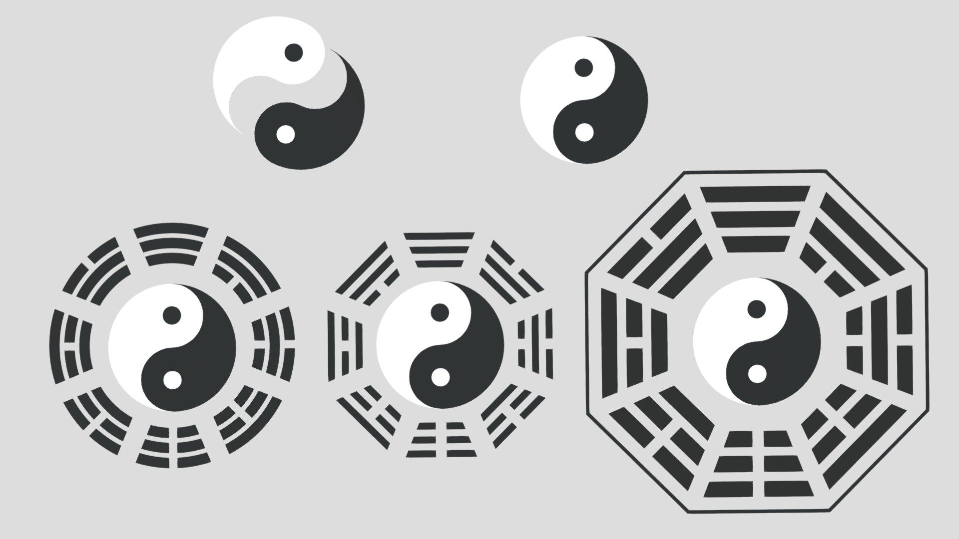 -Tai Chi Yin Yang Bagua Tao.

-Vert: 7,189 poly: 4,764.

-This product contains 42 objects.

-This product was created in Blender 2.8.

-Formats: blend, fbx, obj, c4d, dae, abc, stl, glb,unity.

-We hope you enjoy this model.

-Thank you 3d model