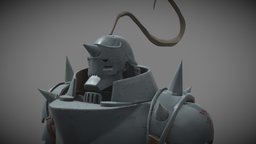Alphonse Elric Armor armor, medieval, fullmetalalchemist, pbr-game-ready, handpainted, stylized