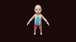 Baby Boy anatomy, baby, kid, child, clothes, texture