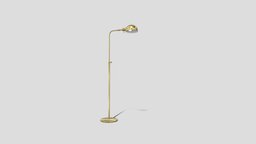 Milton Floor Lamp lamp, floor, milton, substancepainter, substance