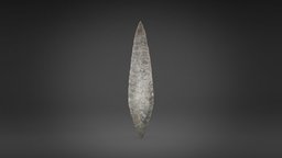 Feuille de laurier silex, flint, museum, paleolithic, saint-germain-en-laye, solutrean, prehistoric, noai
