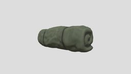 Rolled military tarp