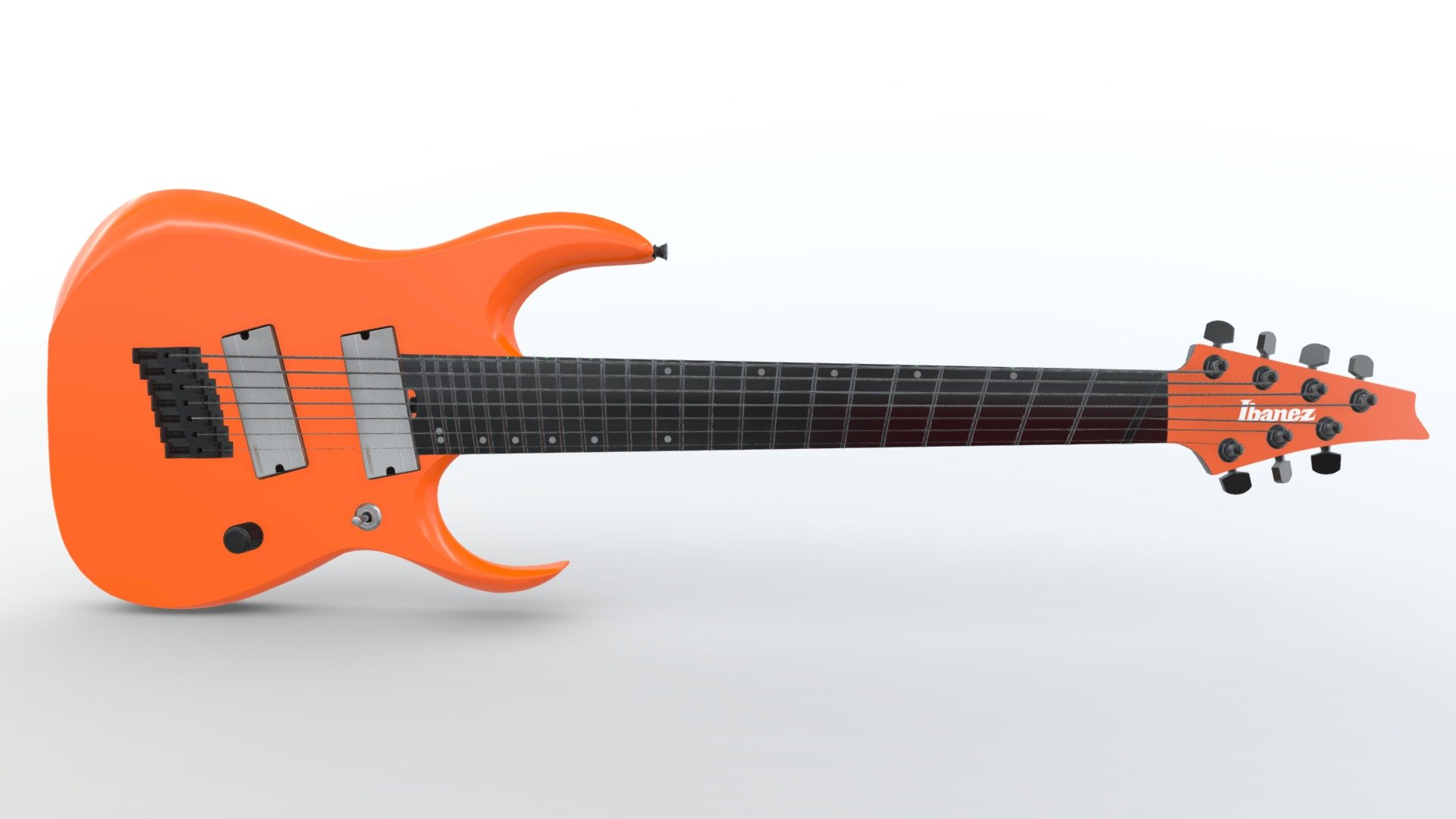 electric guitar IBANEZ RGD71 - Download Free 3D model by JV3Dgraphics (@JanVancik3D) 3d model