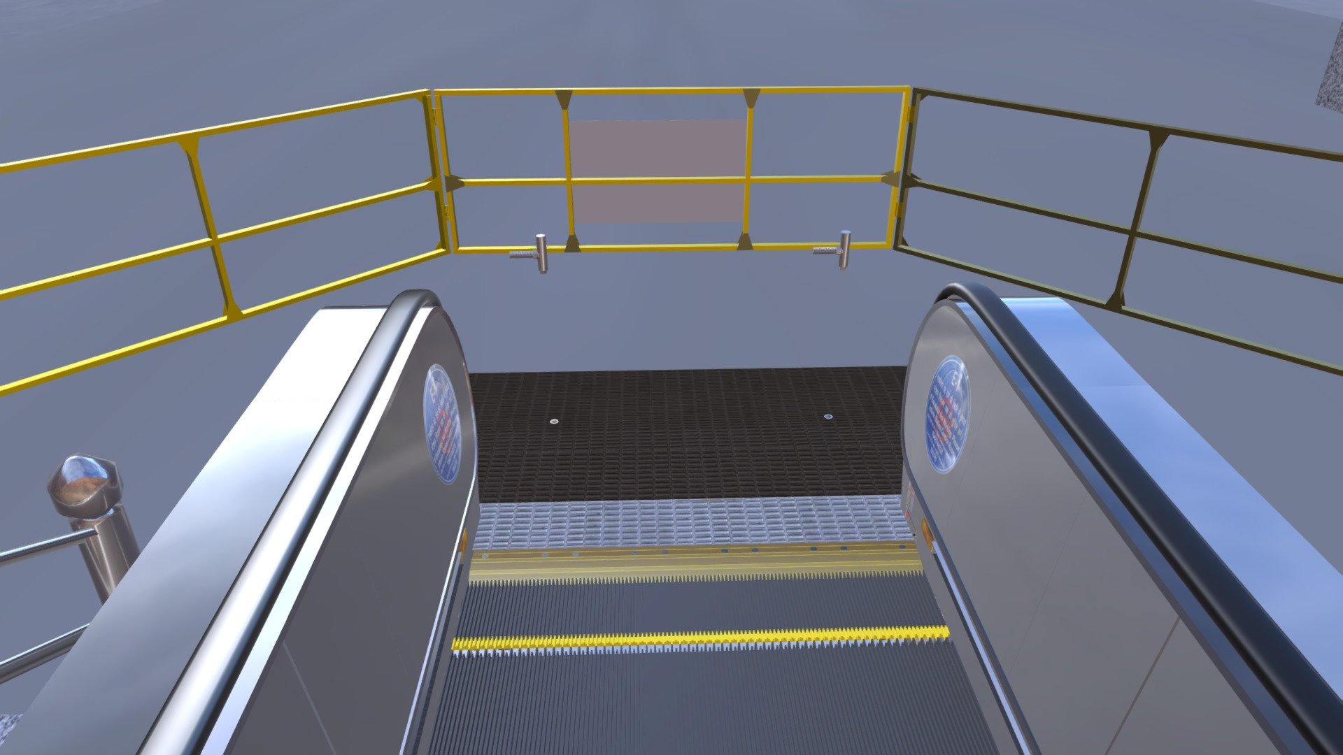 2 1 2 Escalator Landing Test Of Floor Plate - 3D model by editor1 3d model