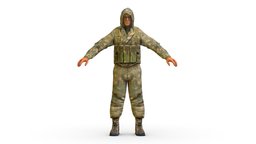 LowPoly Man Old USSR Soldier body, armor, armour, assassin, armored, warrior, fighter, soldier, people, hunter, army, security, killer, pants, infantry, armory, shoes, scout, unit, important, head, ussr, sniper, terrorist, personage, belt, men, solder, mercenary, trousers, afghan, knight-armor, khaki, character, man, military, male, person, guy, "bodyarmor", "bulletproofvest", "machinegunner"