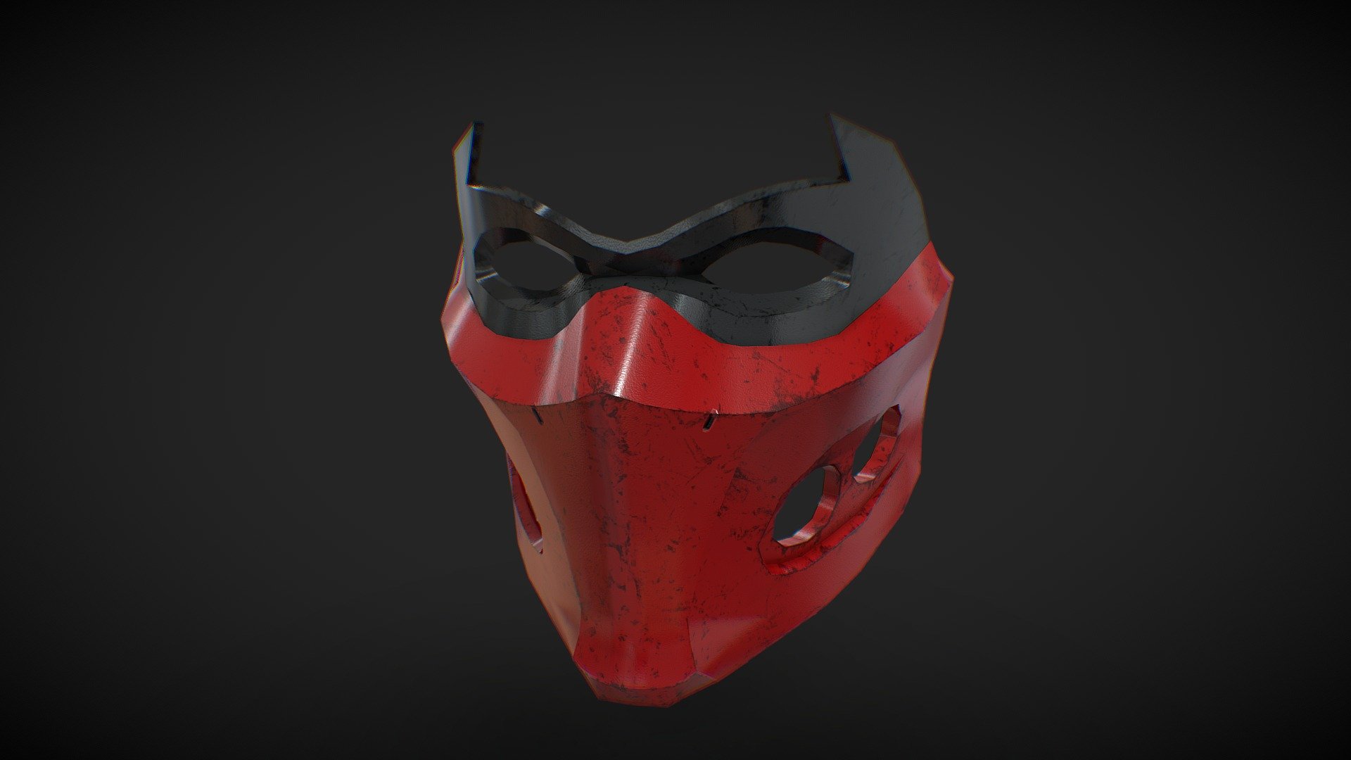 Red Hood mask for papercraft

type me diyarovalen@mail.ru if ya wanna unfolded model (after purchasing) - Red Hood Mask - 3D model by Paper Master (@papermaster) 3d model
