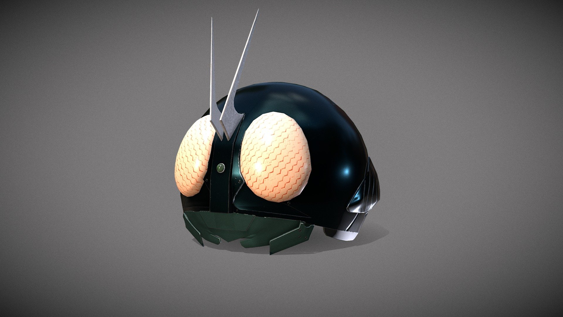 From Shin Kamen Rider.
Modeling was done in MAYA, texturing was done mainly in Substance 3d model