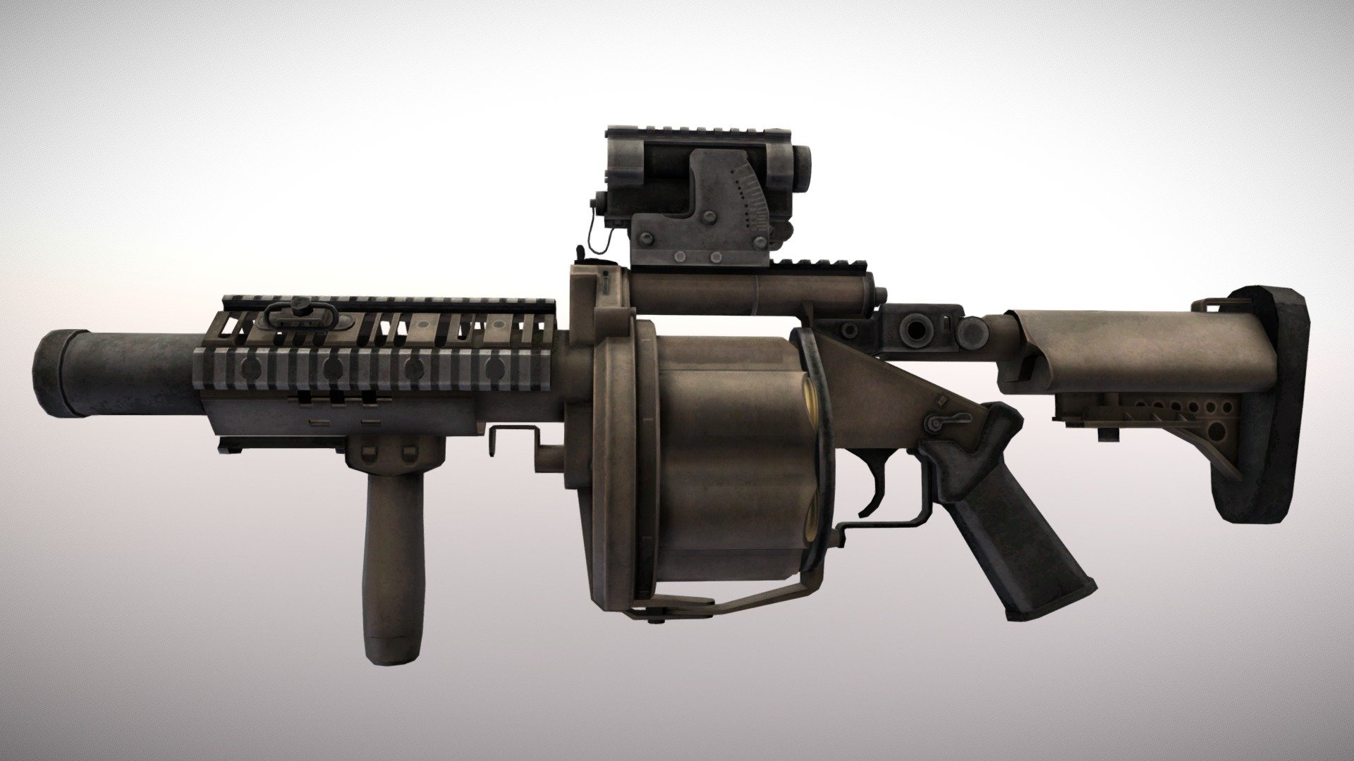 M32 Grenade Launcher - Grenade Launcher - Buy Royalty Free 3D model by bsp 3d model