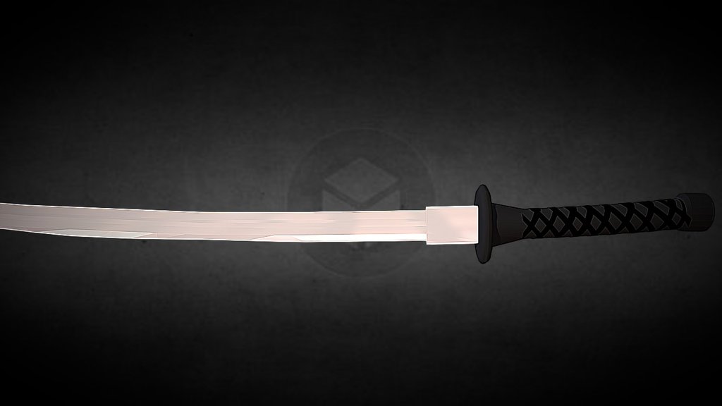 A katana that I made using 3DS Max 3d model
