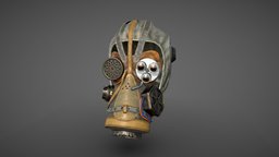Post-apocalyptic Helmet Mask unity3d, gameasset, noai