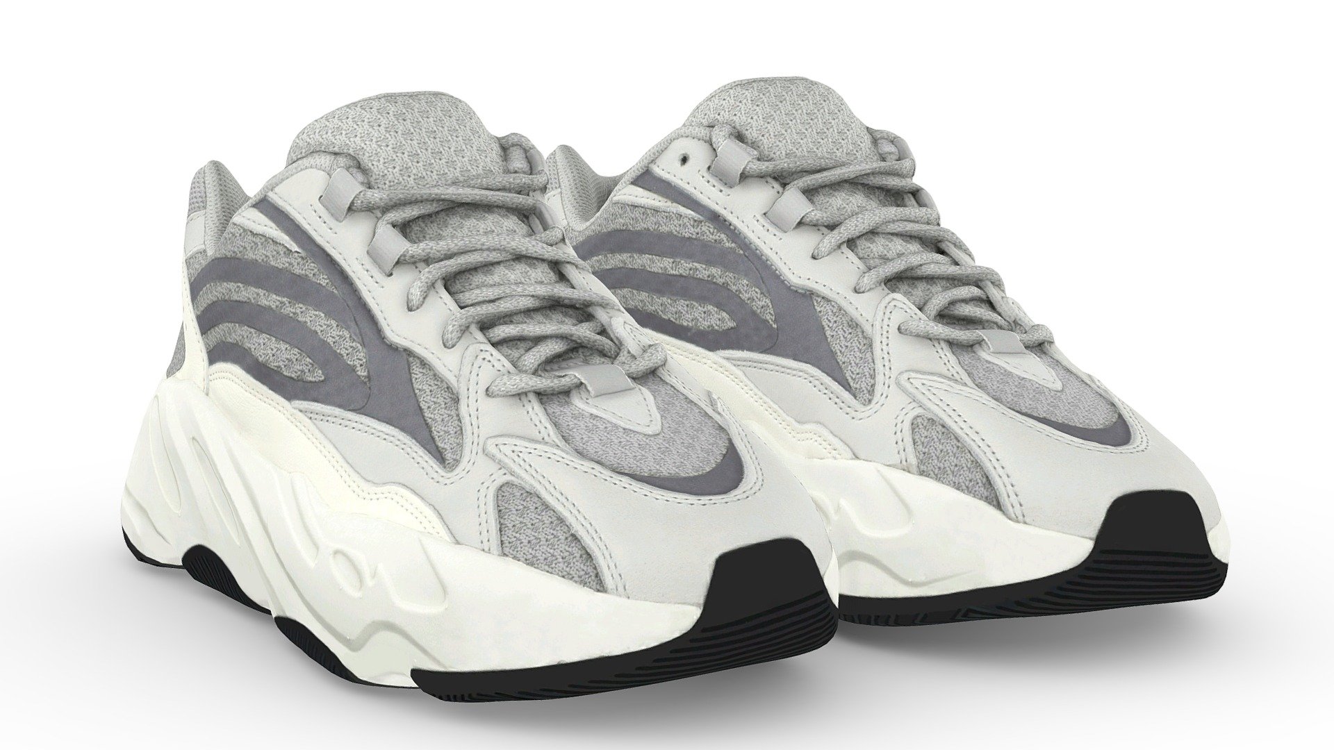 A Very Detailed shoes with High-Quality .

The Mesh is UV unwrapped.

4096x4096 Texture Maps jpg，in the compressed file rar.

The textures is lighting baked,the texture is uploaded to preview images.

File Formats :

FBX .OBJ .stl.collada(dae).Maya2019,Texture(jpg format).

If you want to modify the color of the shoes, it is easy to do with photopshop. 

This is a professional scanning agency, if there are any shoes that are not included, please let me know.It will helps a lot.By the way,we are available for custom shoes scan.

Don't forget to check my other sneakers,Have a nice day：） - Adidas Yeezy Boost Runner 700 V2 Static - Buy Royalty Free 3D model by Vincent Page (@vincentpage) 3d model