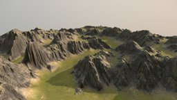 Valley Mountain Path landscape, scenery, valley, leveldesign, game-level, hills, pathway, height-map, heightmapping, gamereadyasset, terrain-model, mountains-landscape, landscape-design