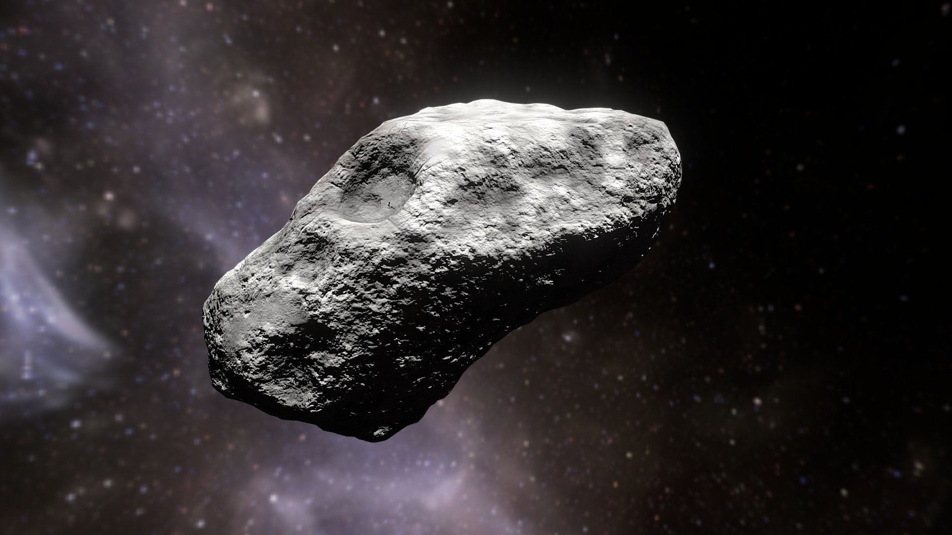 Giant piece of space rock. Buy here: -link removed- - Asteroid 1 - Buy Royalty Free 3D model by PeterMikielewicz 3d model