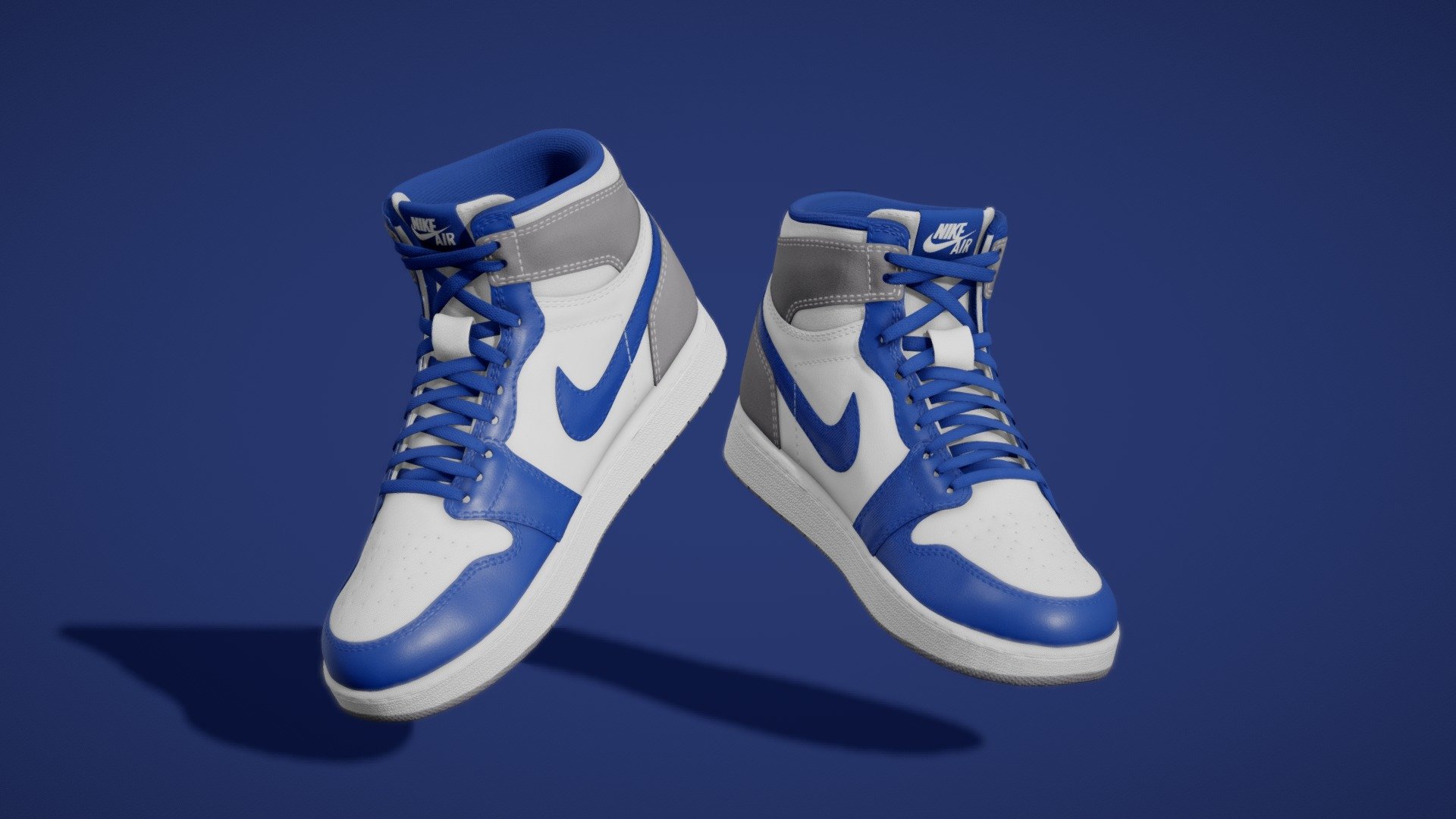 It is a High Quality Air Jordan NIKE Shoes 3d model

Modeled with fine Details,

Will be perfect for any Cool 3d character Project, Or can be traits of NFT Character

Texture :

Textured in High quality 4k texture ( 2 Material - 1 left shoe/2 Right Shoe )

Variants :

There are 10 different textures set and this is 1 of 10 Variants.

Feel free to comment for review of this model or any suggestions 3d model