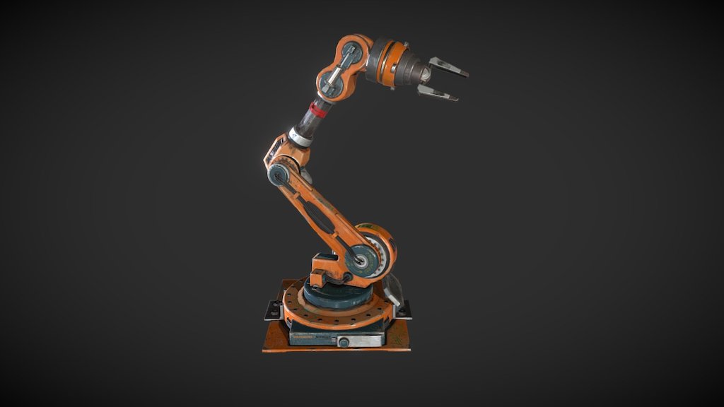 Hi, Guys. Here it's a prop that I made a while ago. Working on this was fun. Soon you will see it in a magazine along with a tutorial :) Hope you like it - Robot Arm - 3D model by Leonardo Iezzi (@leonano) 3d model