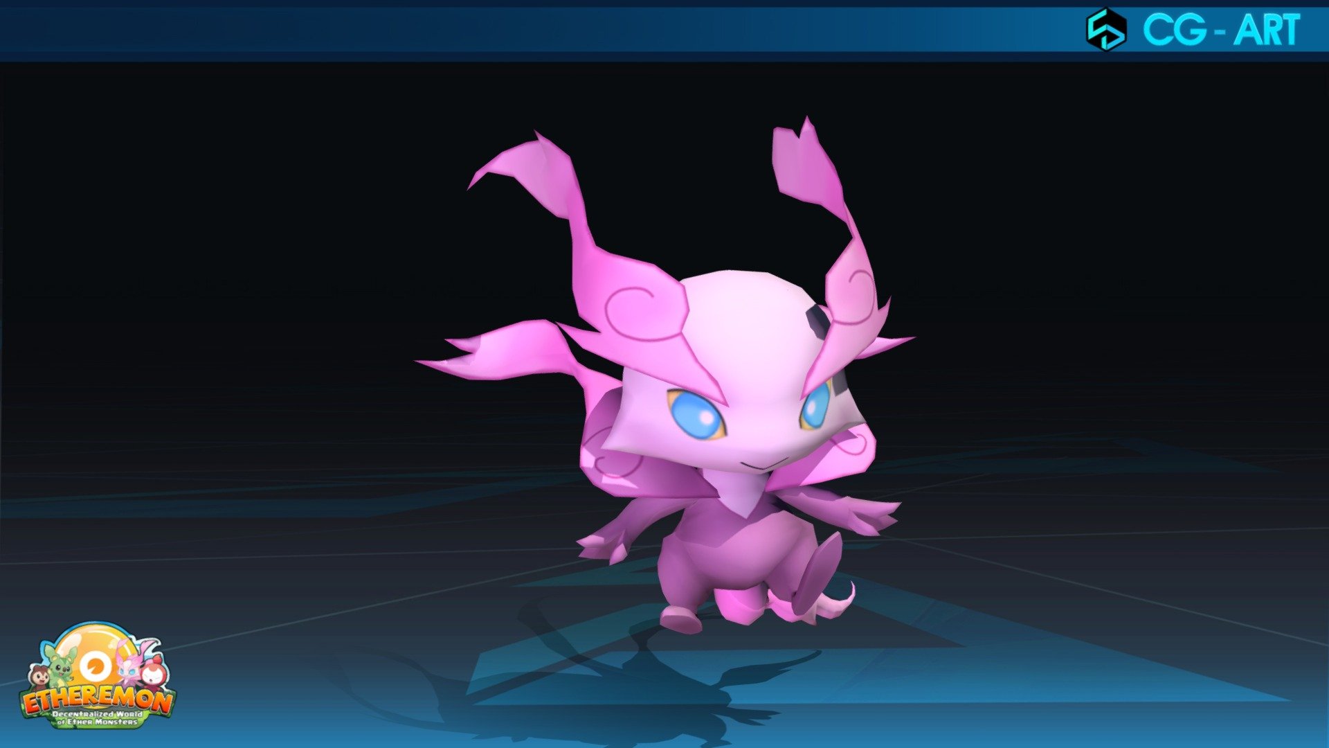 This is one of characters that we’ve outsourced to our client, a developer of the Etheremon game.
By the way, we would like to introduce this game to more players through the cute chareacters like this. The Beasties will be playable on every platform planned in our development roadmap, including the web, mobile, and 3D/VR/Decentraland versions.
https://www.etheremon.com/
 - Intelix_3D Monster - 3D model by cgart.com (@goart) 3d model
