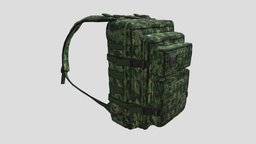 Military Bag Ready of Game Engine