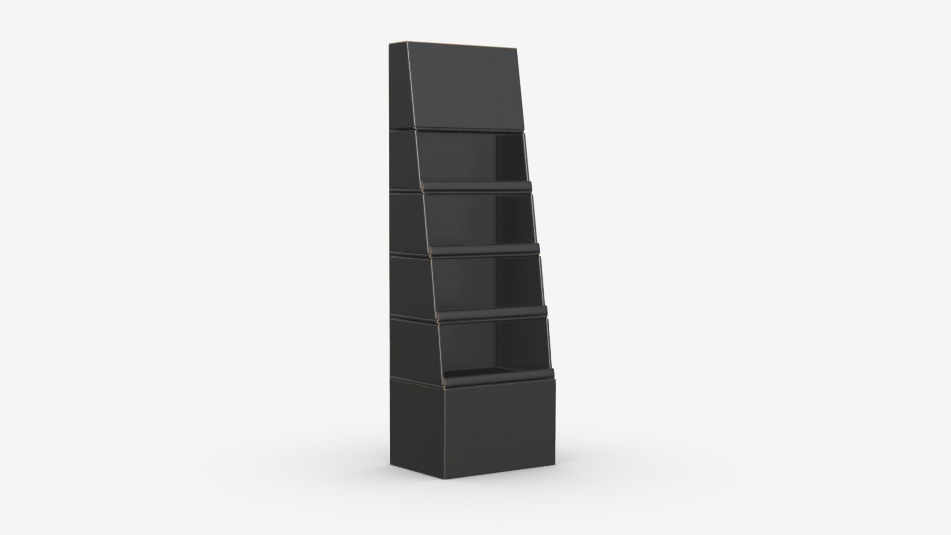 Cardboard display stand - Buy Royalty Free 3D model by HQ3DMOD (@AivisAstics) 3d model