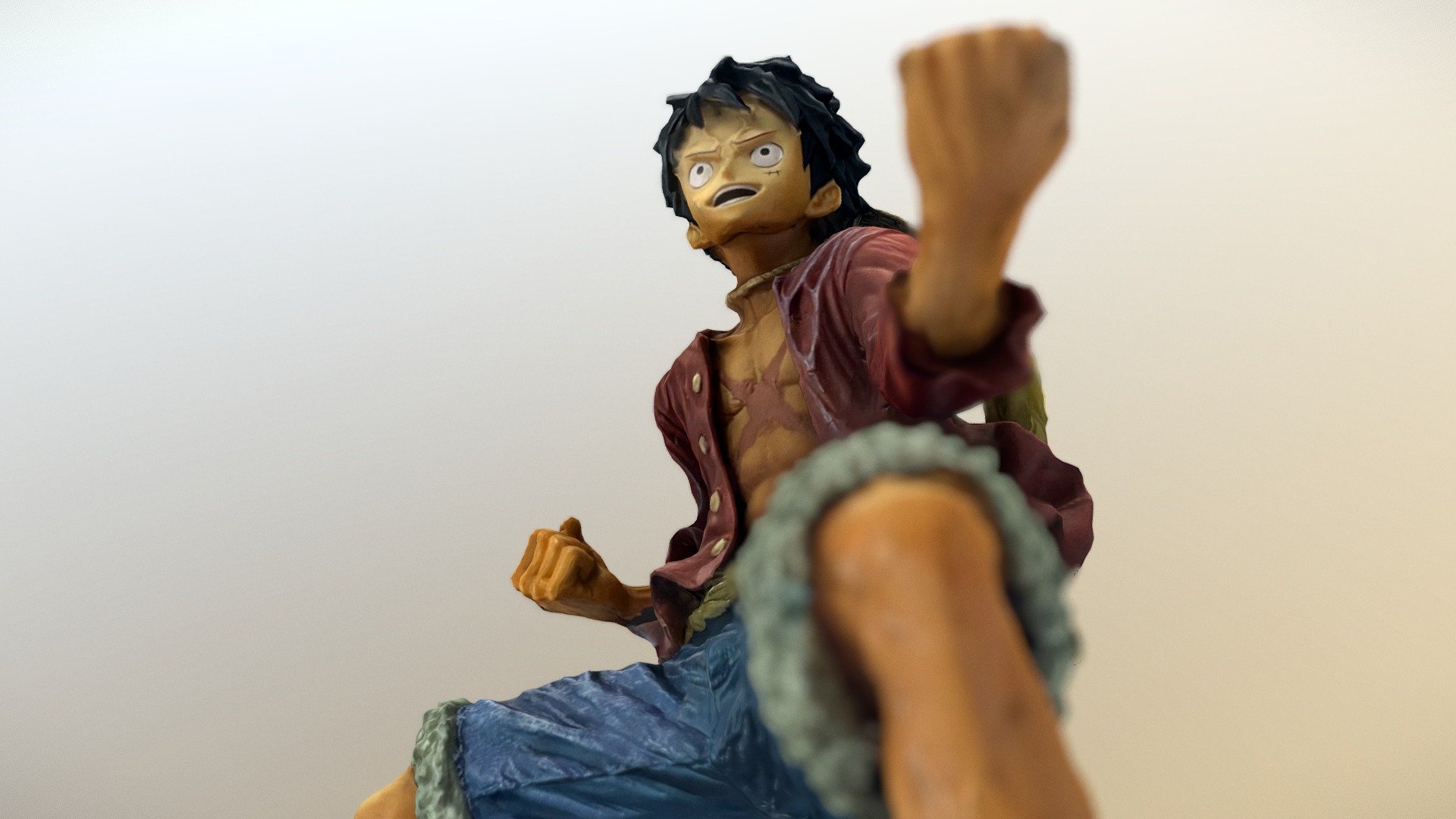 Monkey D. Luffy is a fictional character and the main protagonist of the anime and manga One Piece created by Eiichirō Oda. His body is made of rubber after eating a devil fruit, specifically the &ldquo;Gomu Gomu fruit