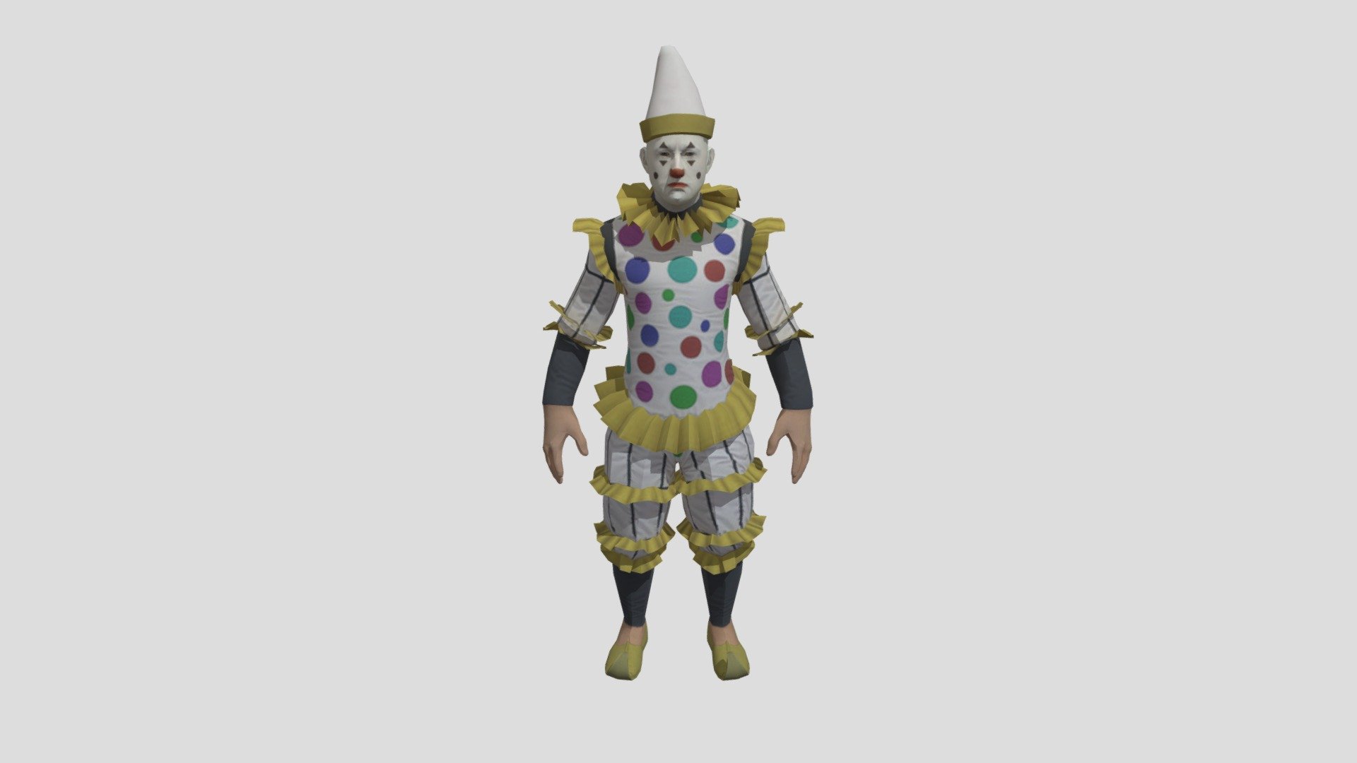 Bioshock Infinite - Clown - Download Free 3D model by Legion (@LegiVonPegi) 3d model
