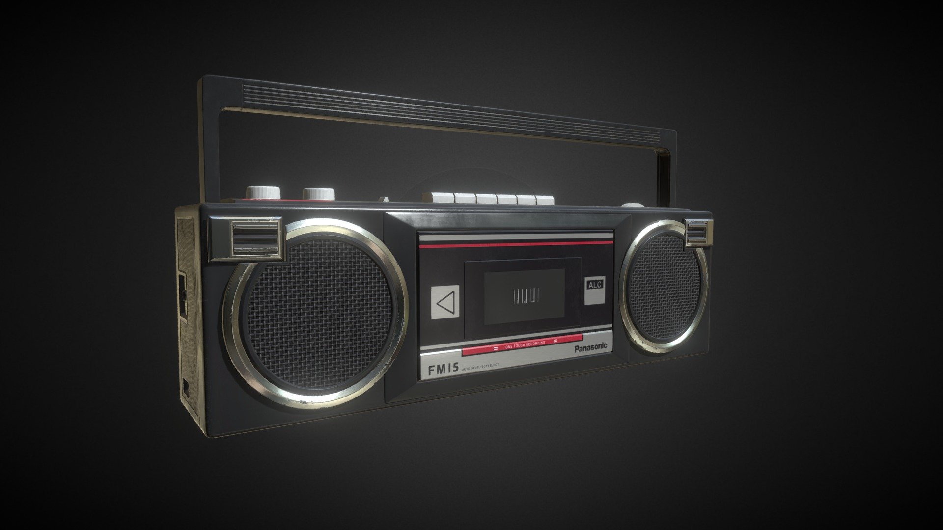 Boombox - Download Free 3D model by Mailis 3d model