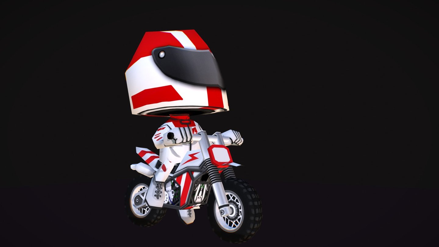 Chibi moto - 3D model by John (@john3ds) 3d model